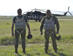 Paratrooper trainings in border guard troops