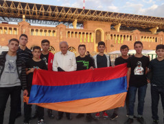 Գավառի մանկատան սաները ներկա գտնվեցին Հայաստան-Իտալիա ֆուտբոլային հանդիպմանը