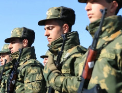Новобранцы Пограничных войск СНБ РА приняли Военную присягу  (видеоматериал, фотографии)