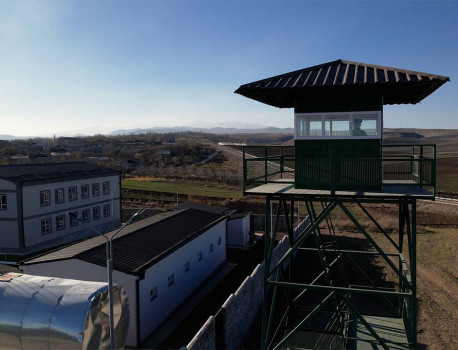 В N-ском отряде Пограничных войск состоялась церемония открытия 3-х новых пограничных застав (Фотографии)