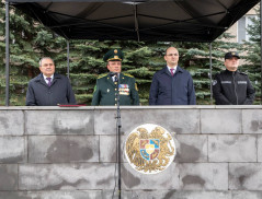 ՀՀ ԱԱԾ սահմանապահ զորքերում տեղի ունեցավ նորակոչիկ զինծառայողների երդման արարողություն (տեսանյութ)