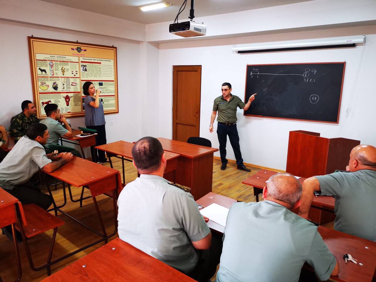 Training for the staff of cynology center of Border Guard Troops of the RA NSS