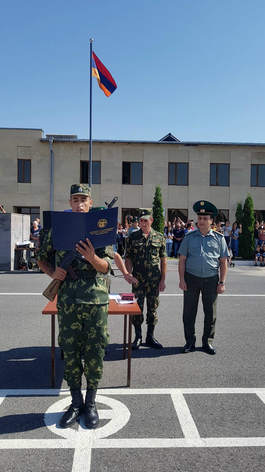 Oath taking ceremony of recruits in Border Guard Troops