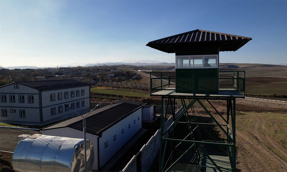 В N-ском отряде Пограничных войск состоялась церемония открытия 3-х новых пограничных застав (Фотографии)